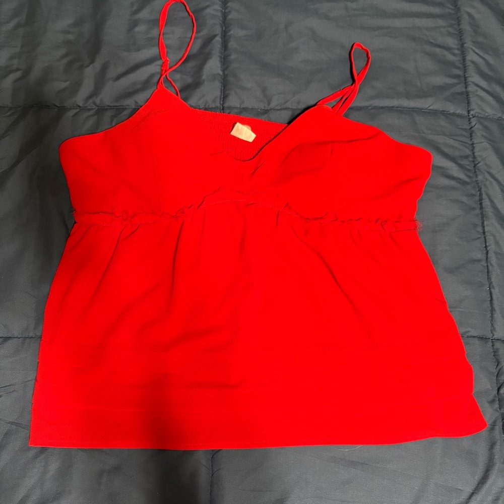 Red Women's Tank Top